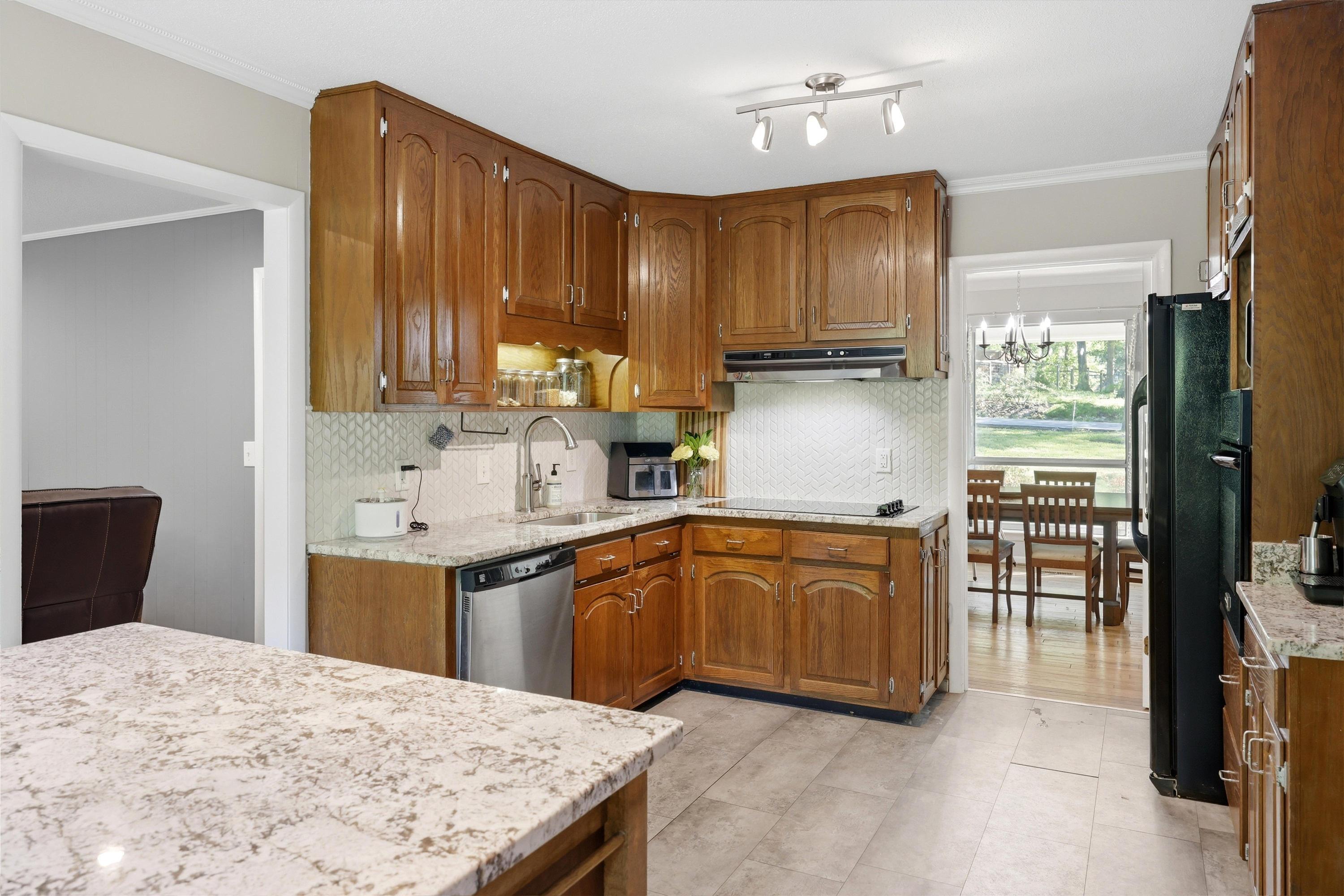 710 Miles Road Signal Mountain, TN 37377 - Photo 13 of 29 Kitchen to Dining Room and Living Room