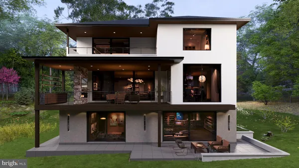 front view of house with an outdoor space