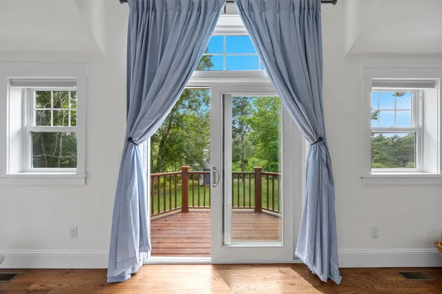 a view of front door and porch