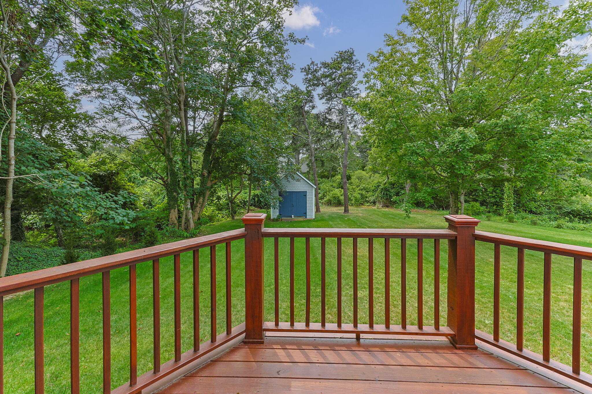 93 Orleans Road Chatham, MA 02633 - Photo 37 of 48 a view of balcony with deck and yard
