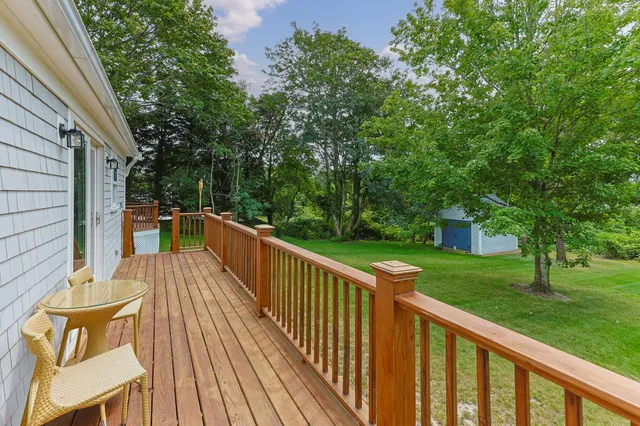 a view of deck with patio