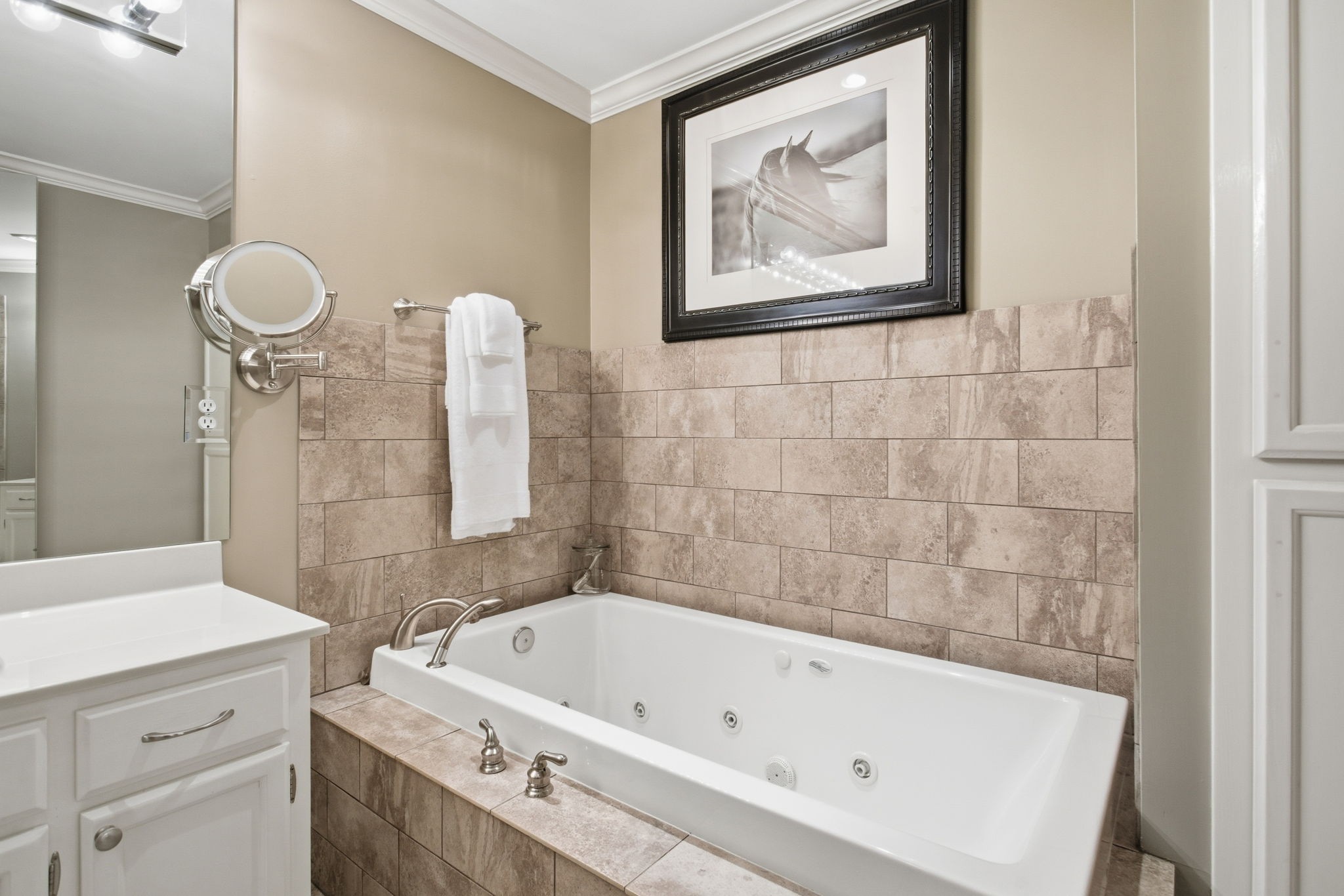 714 Farrell Road Nashville, TN 37220 - Photo 35 of 66 a bath tub sitting next to a white sink and vanity