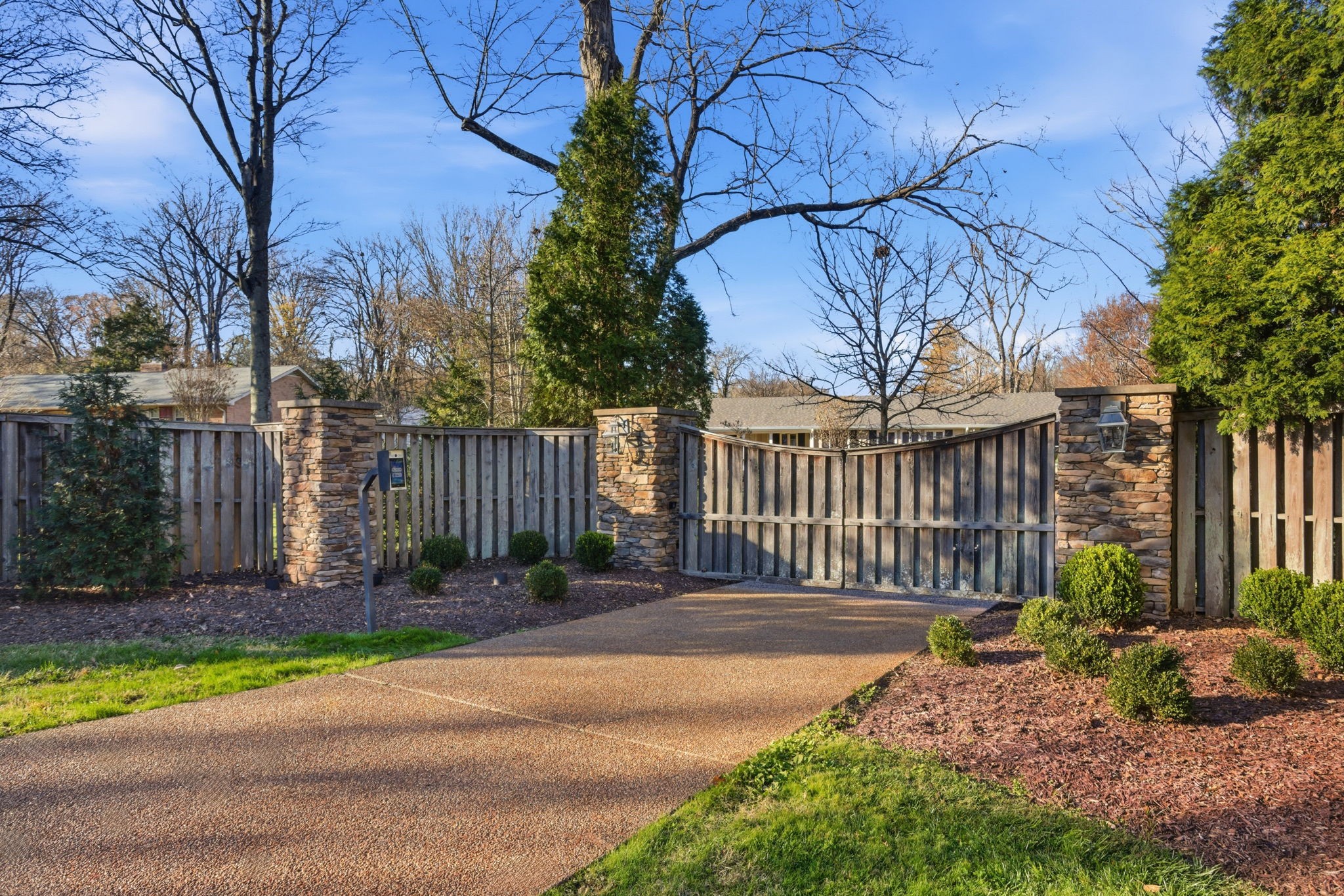 714 Farrell Road Nashville, TN 37220 - Photo 60 of 66 a front view of a house with a garden