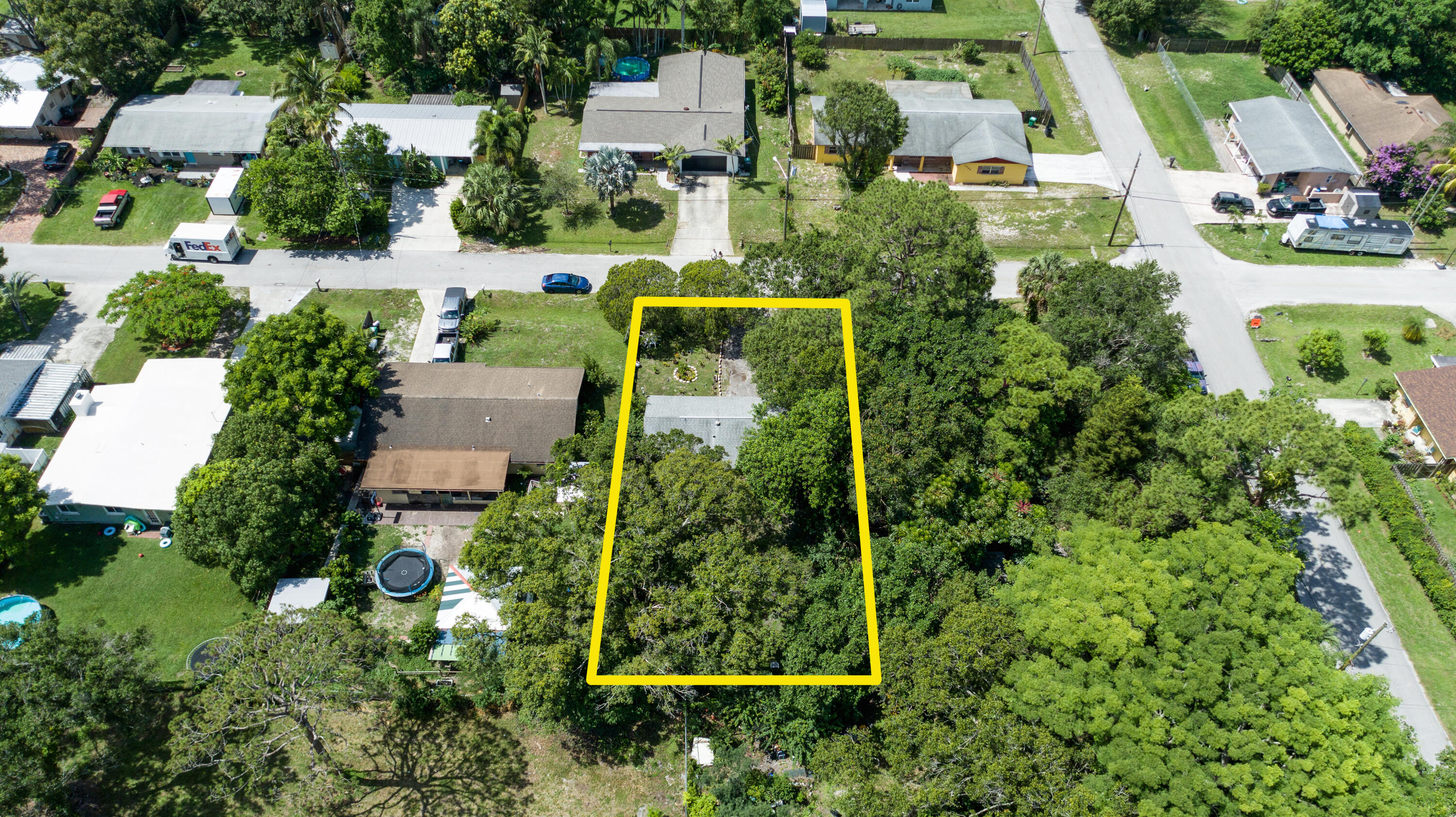 1714 Edgevale Road Fort Pierce, FL 34982 - Photo 23 of 25 Lot Top Down Back