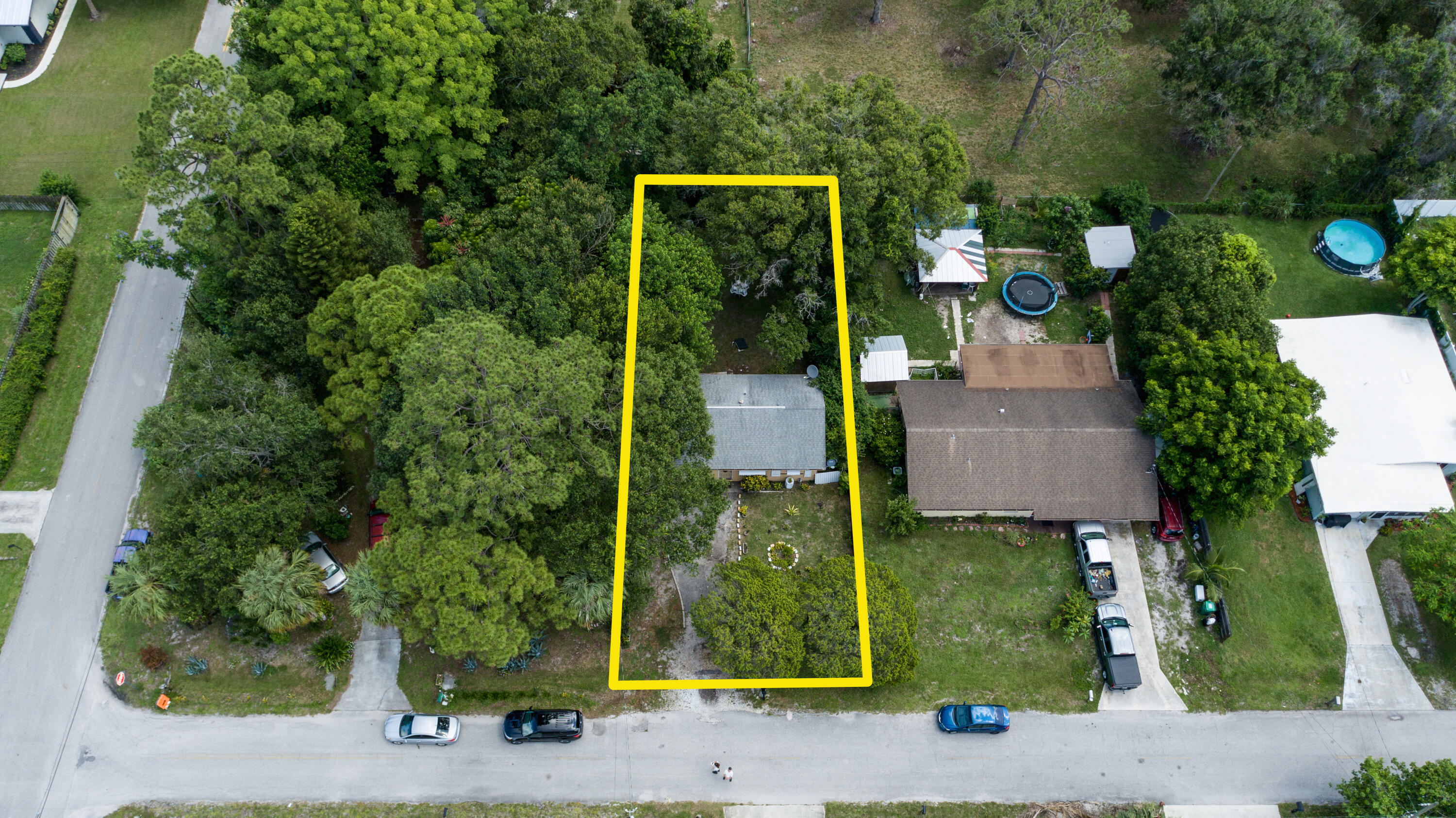 1714 Edgevale Road Fort Pierce, FL 34982 - Photo 24 of 25 Lot Top Down Front