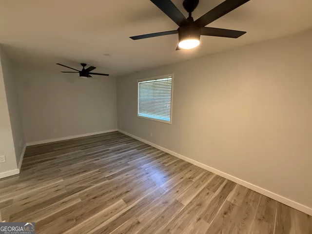 wooden floor in an empty room