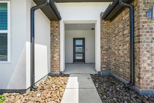 a view of an entryway door
