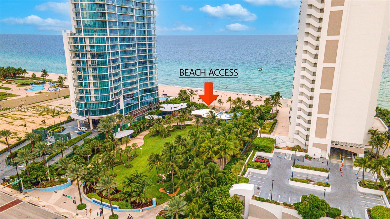 210 174th Street, Unit 312 Sunny Isles Beach, FL 33160 - Photo 2 of 16 a sign that is sitting in front of a door