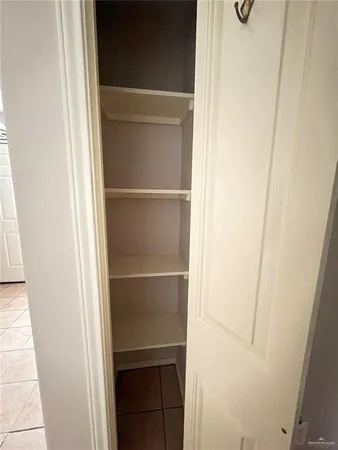 a close view of closet