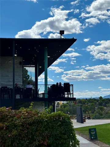 a view of a porch with an outdoor space and trampoline
