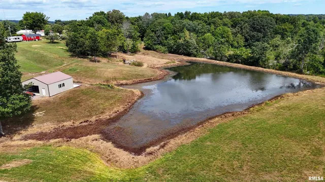 a view of a backyard with swimming pool