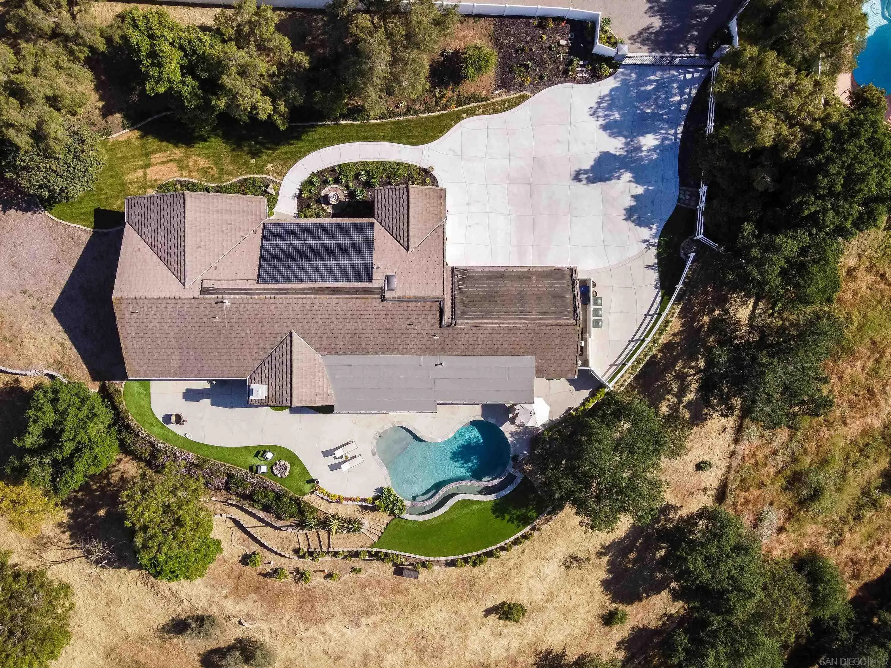 1834 Winterwarm Drive Fallbrook, CA 92028 - Photo 2 of 49 an aerial view of a house with outdoor space