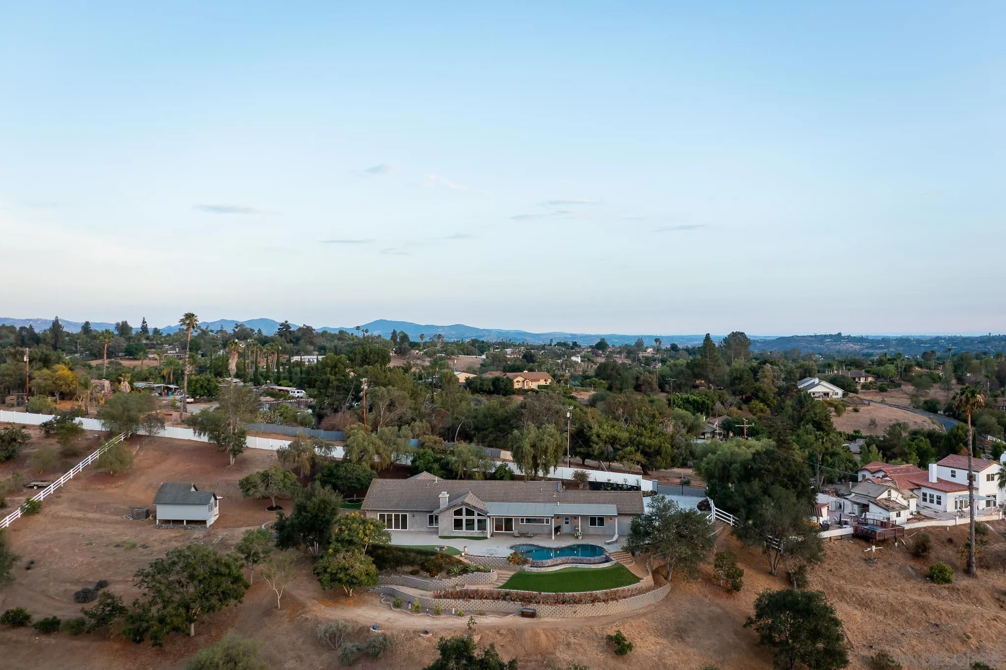 1834 Winterwarm Drive Fallbrook, CA 92028 - Photo 33 of 49 an aerial view of multiple house