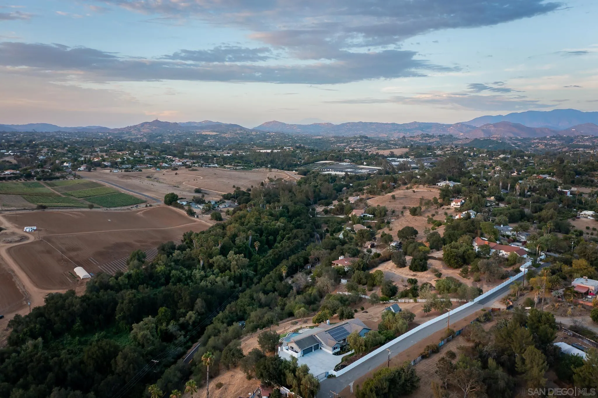 1834 Winterwarm Drive Fallbrook, CA 92028 - Photo 34 of 49 an aerial view of residential house with outdoor space