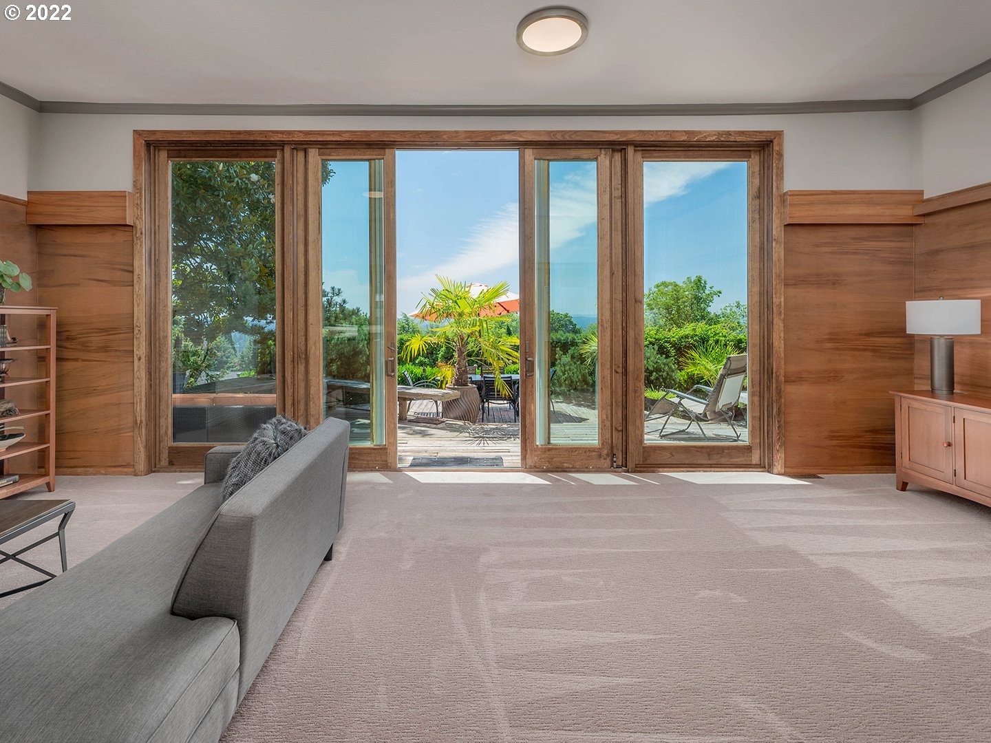 3527 Southwest Dosch Road Portland, OR 97221 - Photo 8 of 32 a view of an entryway with floor to ceiling window and an outdoor view