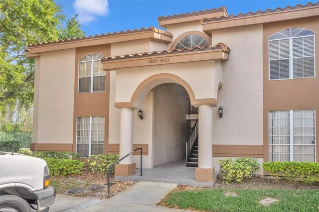 a view of a house with a outdoor space
