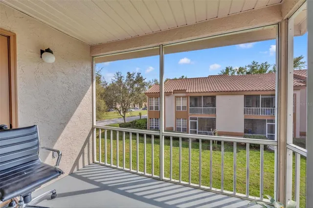 a view of a house with a balcony