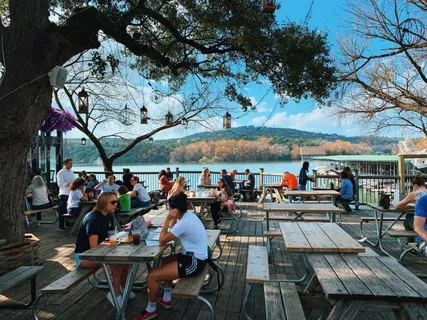 an outdoor space view with sitting space