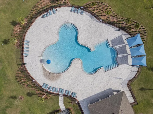 a view of a balcony with ocean view