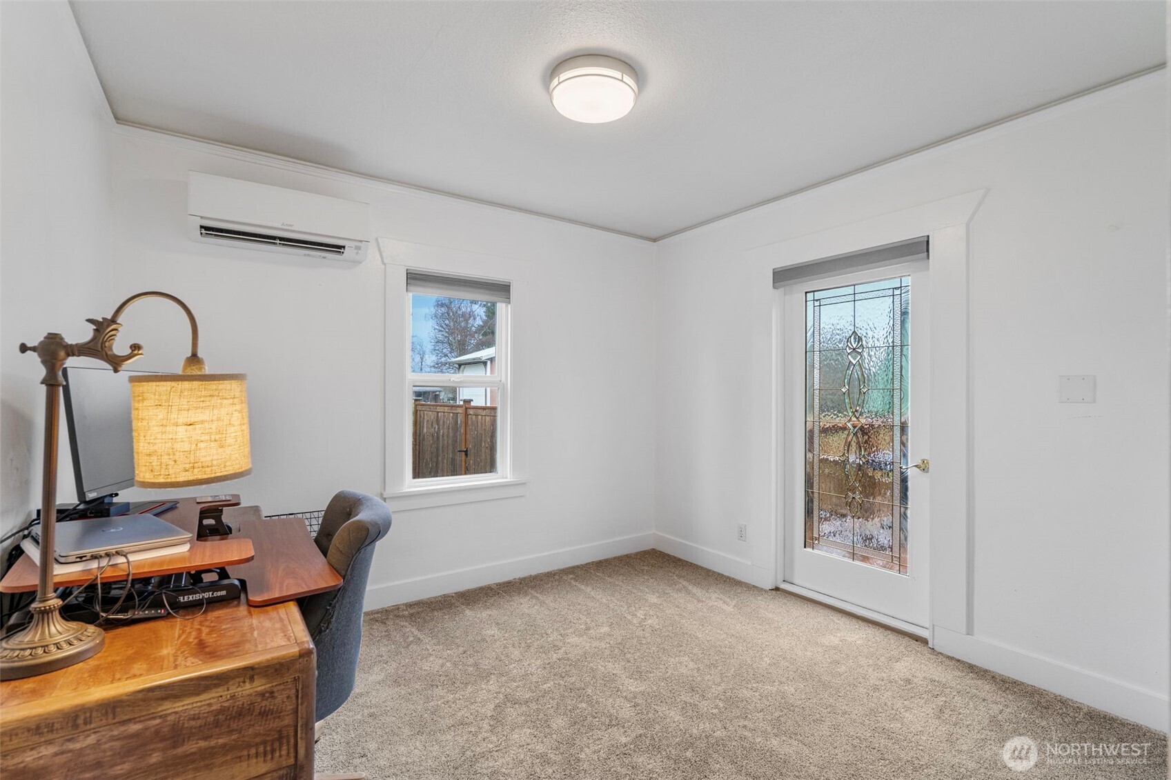 862 King Road Winlock, WA 98596 - Photo 25 of 40 a view of room with workspace and windows