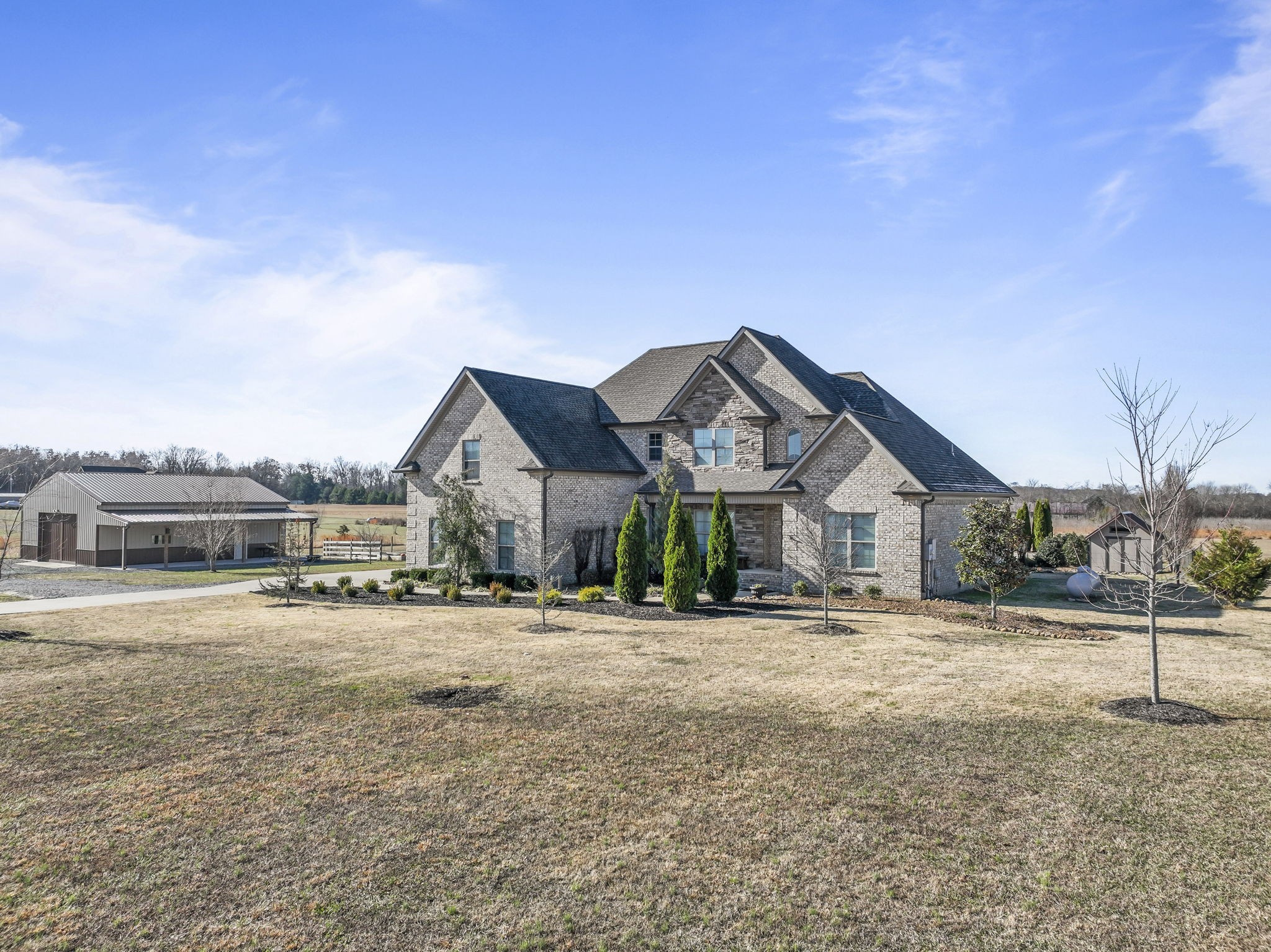 203 County Line Road Bell Buckle, TN 37020 - Photo 1 of 31 a front view of a house with a yard