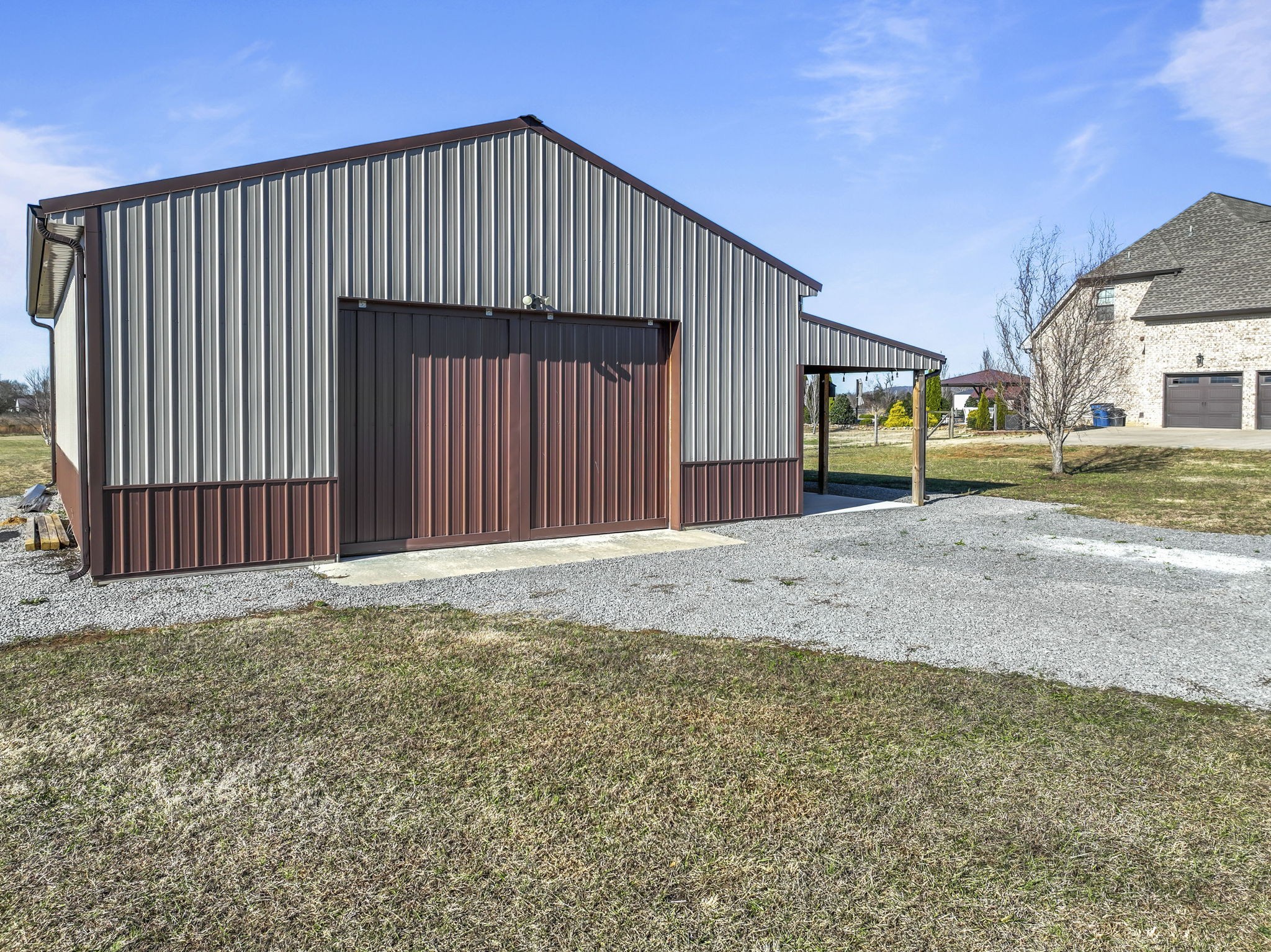 203 County Line Road Bell Buckle, TN 37020 - Photo 28 of 31 a view of a house with a backyard