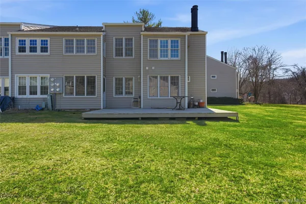 a house view with a garden space