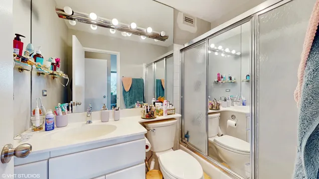 a view of a golf course with a big yard