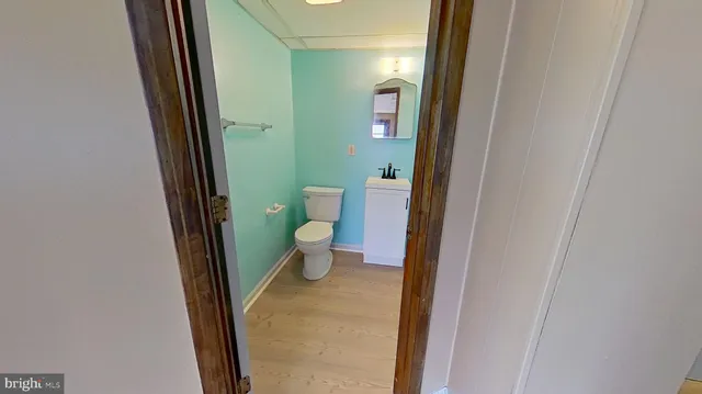 a bathroom with a sink and a toilet