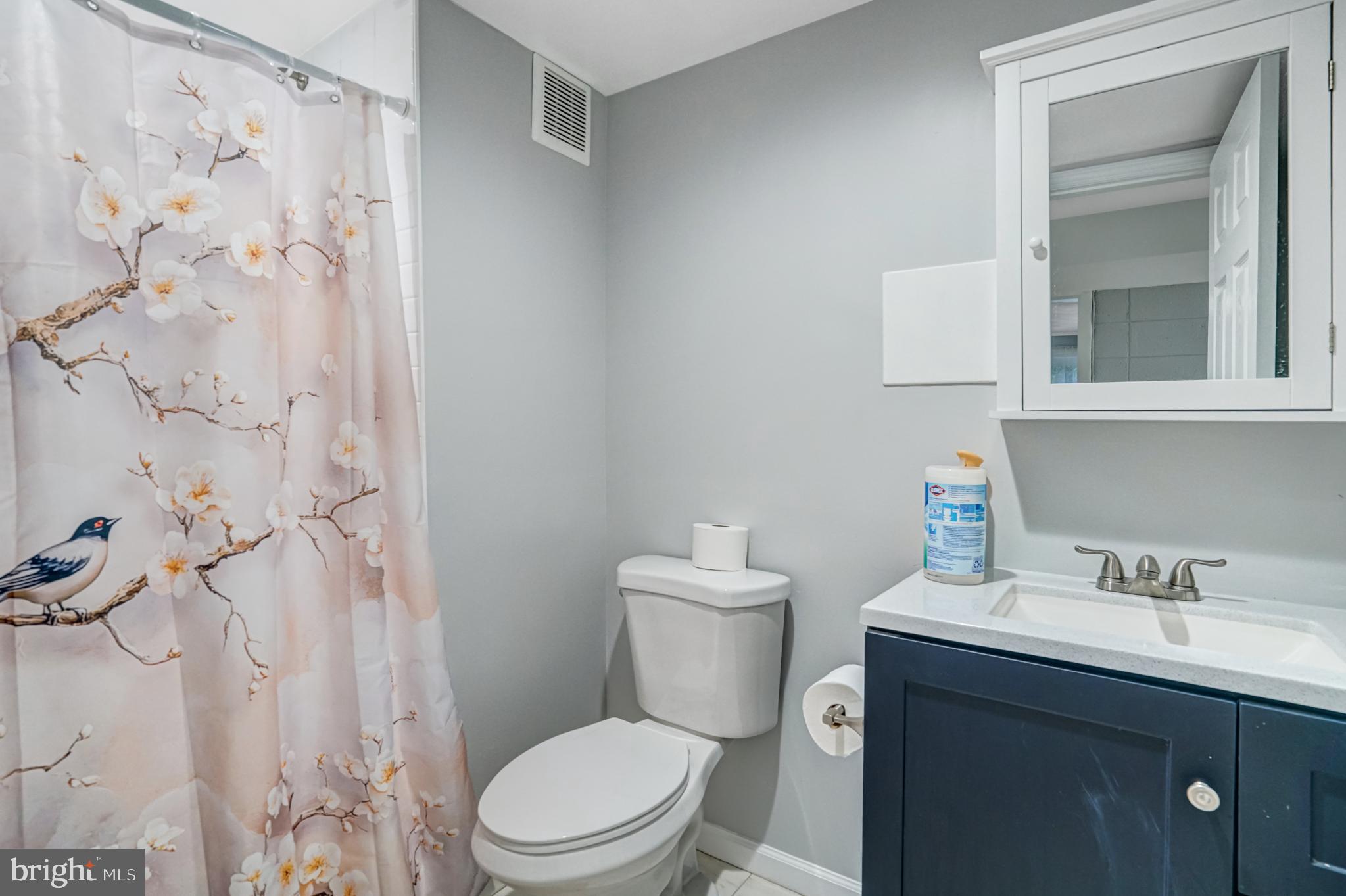 7727 Kalorama Road Annandale, VA 22003 - Photo 44 of 51 Charming bathroom with floral accents.
