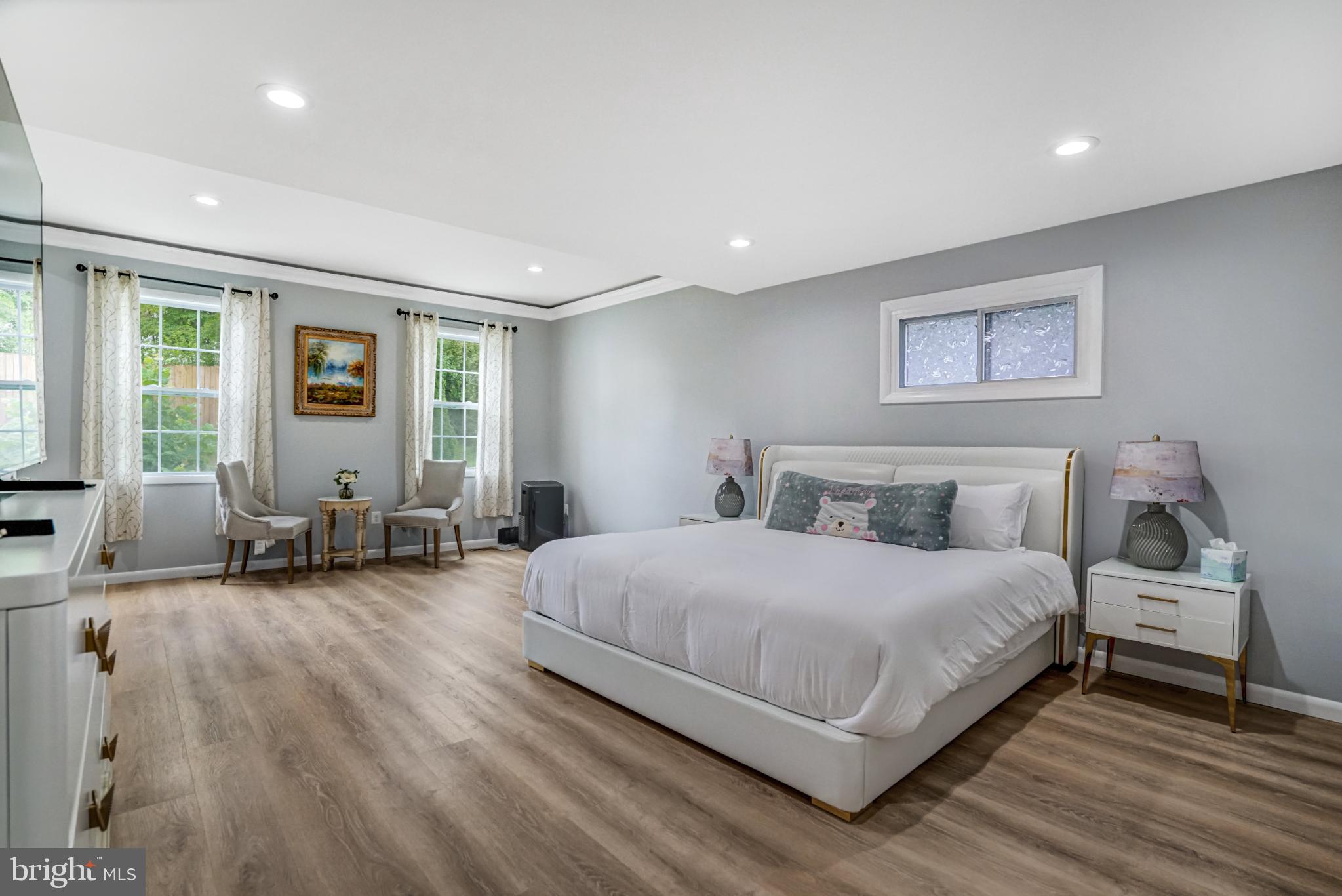 7727 Kalorama Road Annandale, VA 22003 - Photo 47 of 51 Spacious, serene bedroom with natural light.
