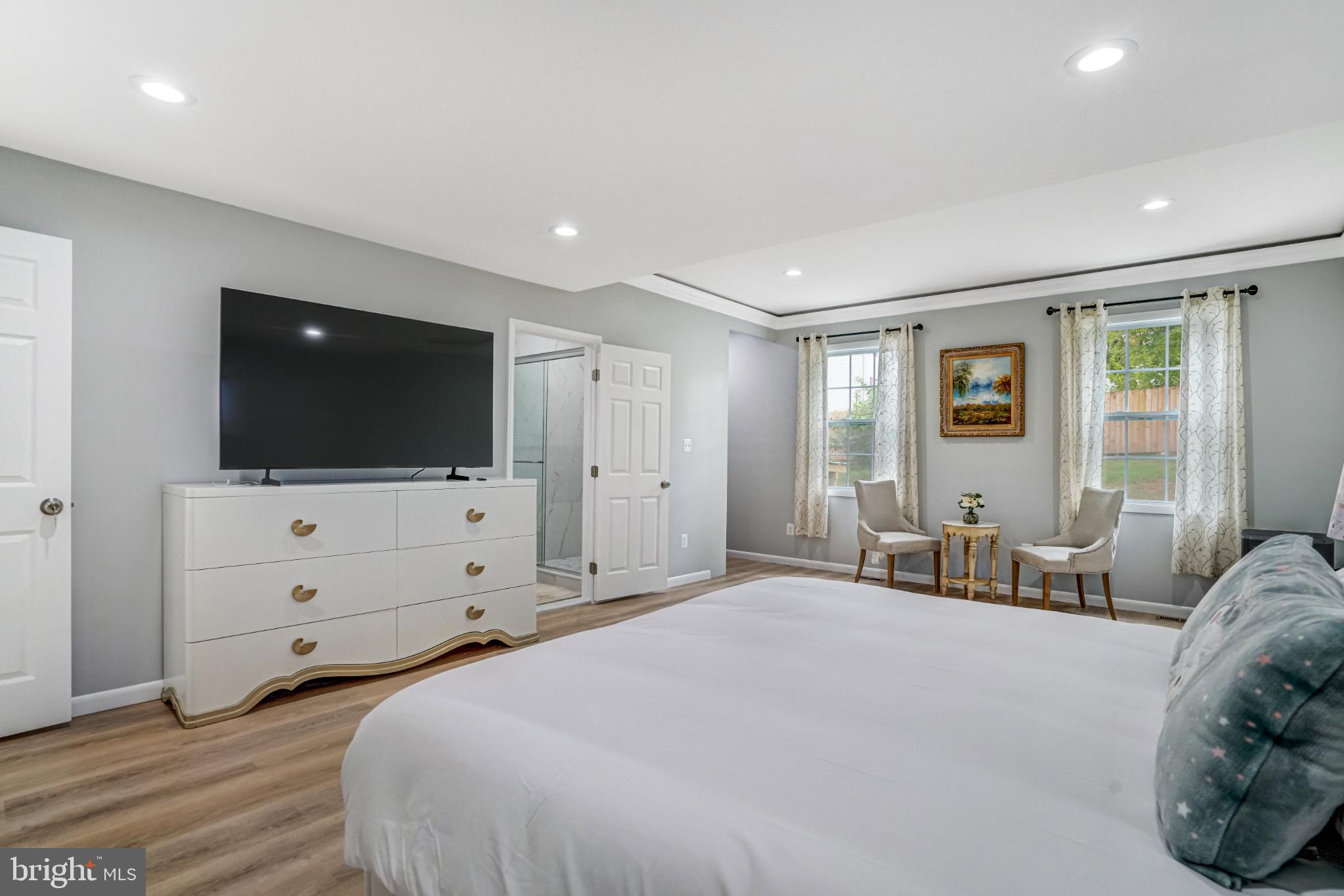 7727 Kalorama Road Annandale, VA 22003 - Photo 48 of 51 Spacious, serene bedroom with natural light.