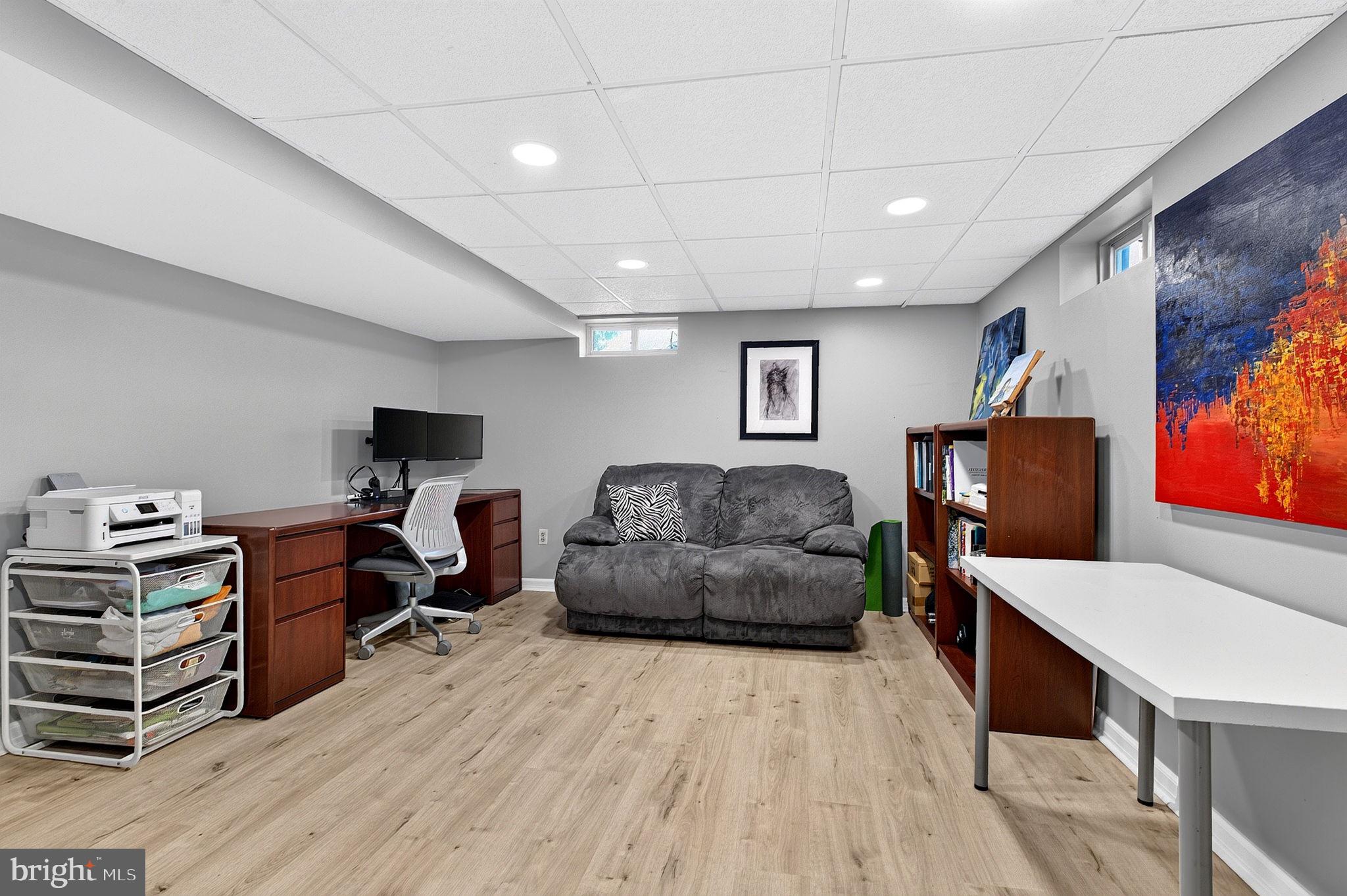 321 Buttonwood Street Hamilton, NJ 08619 - Photo 32 of 42 Finished basement home office