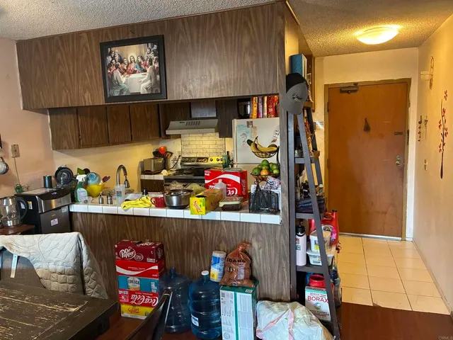 a room with storage and utility