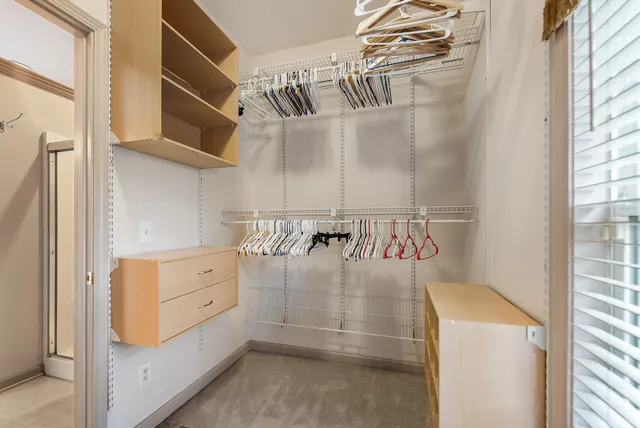 a view of a storage & utility room