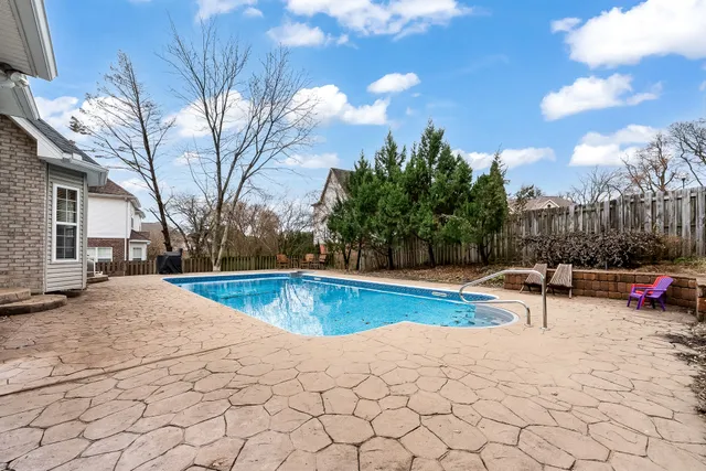 a view of a house with pool