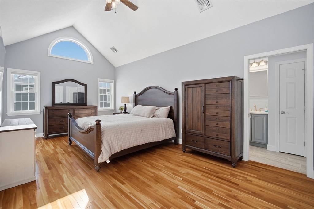 56 Old Lyman Road South Hadley, MA 01075 - Photo 17 of 40 a bedroom with a bed wooden floor and window