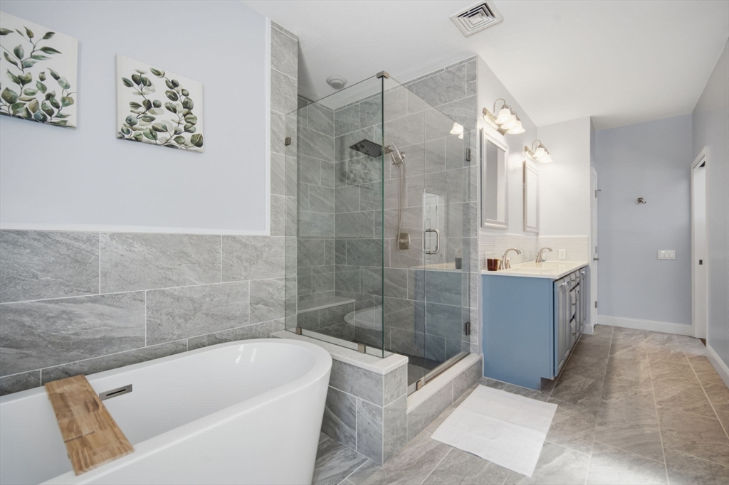 56 Old Lyman Road South Hadley, MA 01075 - Photo 23 of 40 a bathroom with a bathtub and shower