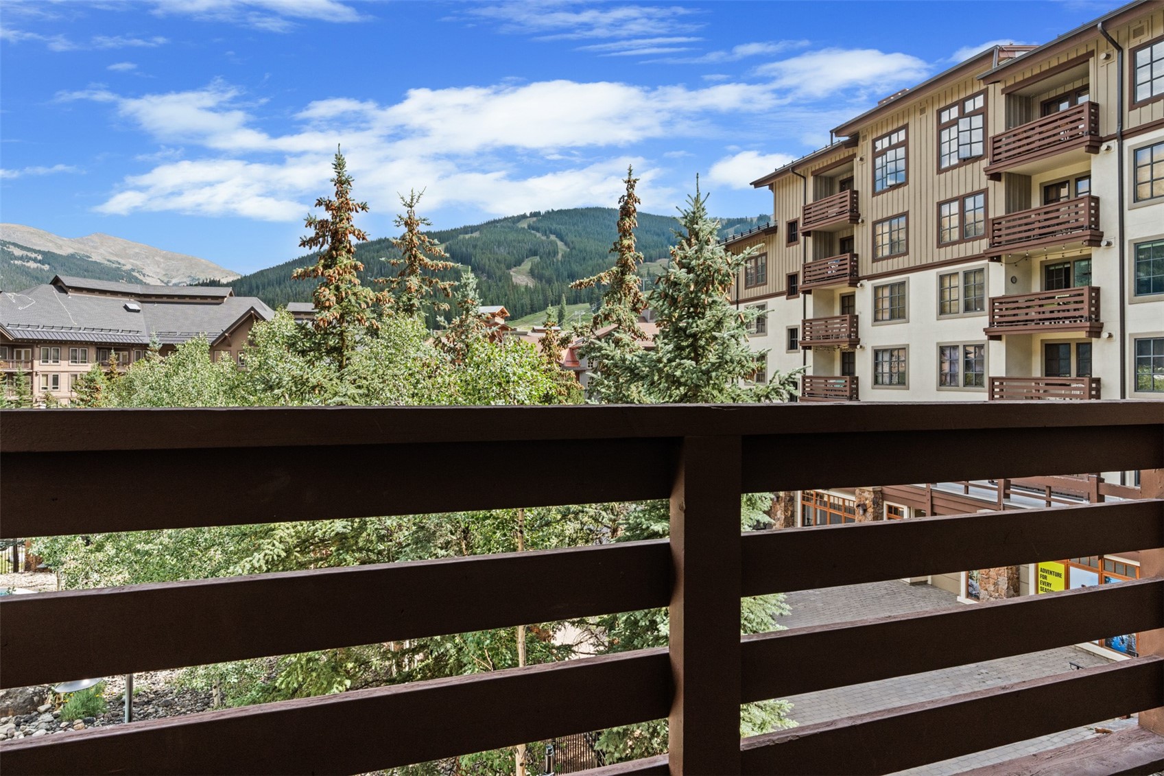 910 Copper Road, Unit 308 Frisco, CO 80443 - Photo 36 of 42 View of slopes from the patio