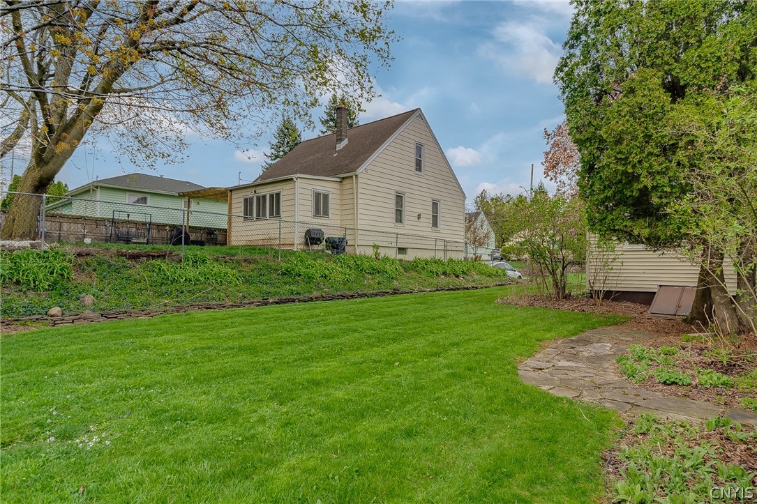 110 Ardmore Road Geddes, NY 13219 - Photo 44 of 50 Partially fenced backyard