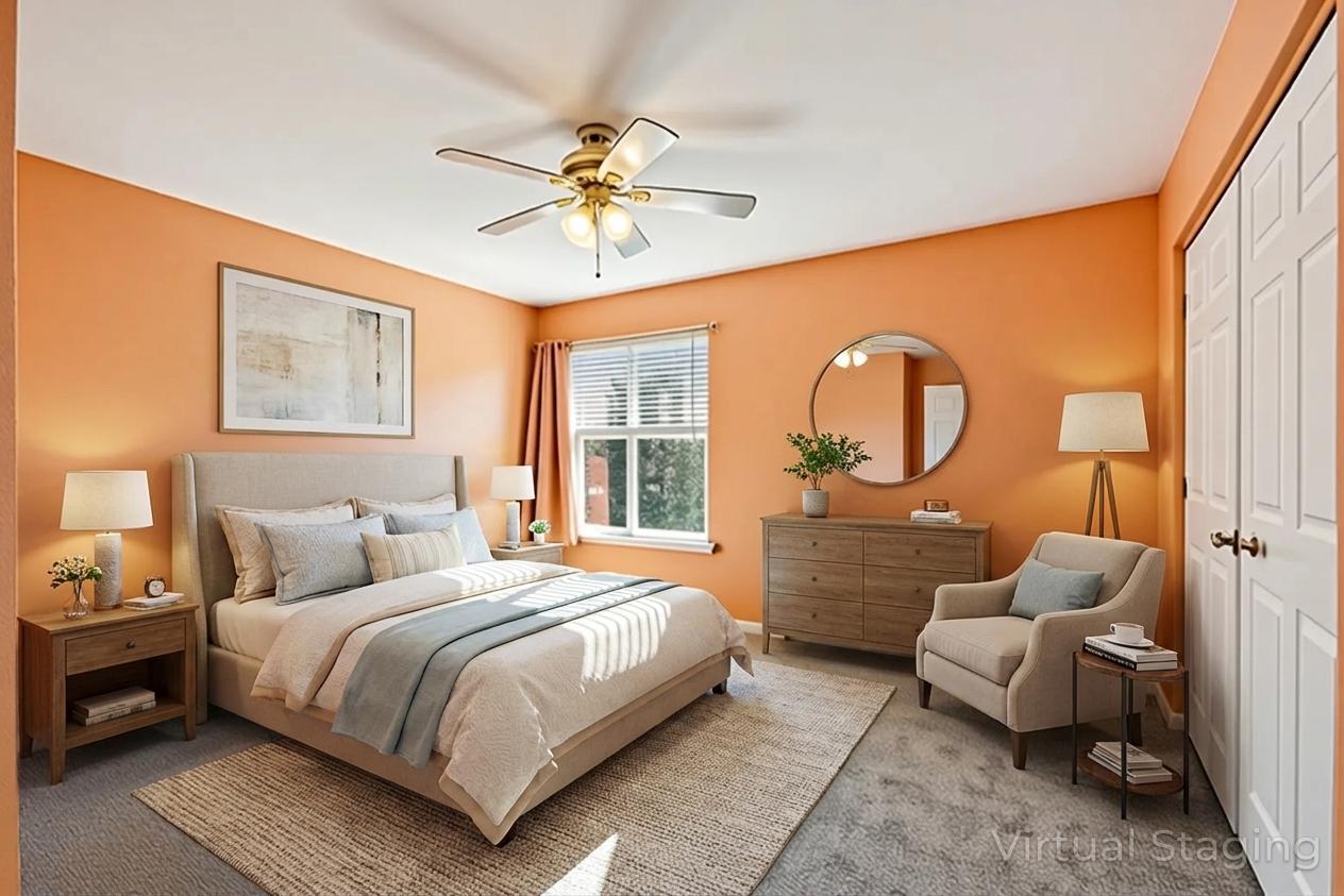 1739 Newbridge Circle Elgin, IL 60123 - Photo 28 of 42 a bedroom with a bed couch and window