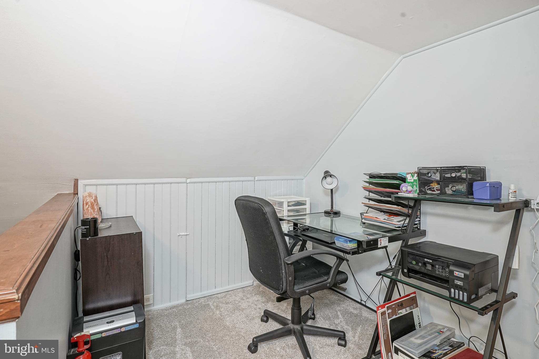 407 Hamilton Road Glassboro, NJ 08028 - Photo 20 of 31 a view of a workspace with furniture and a ceiling fan