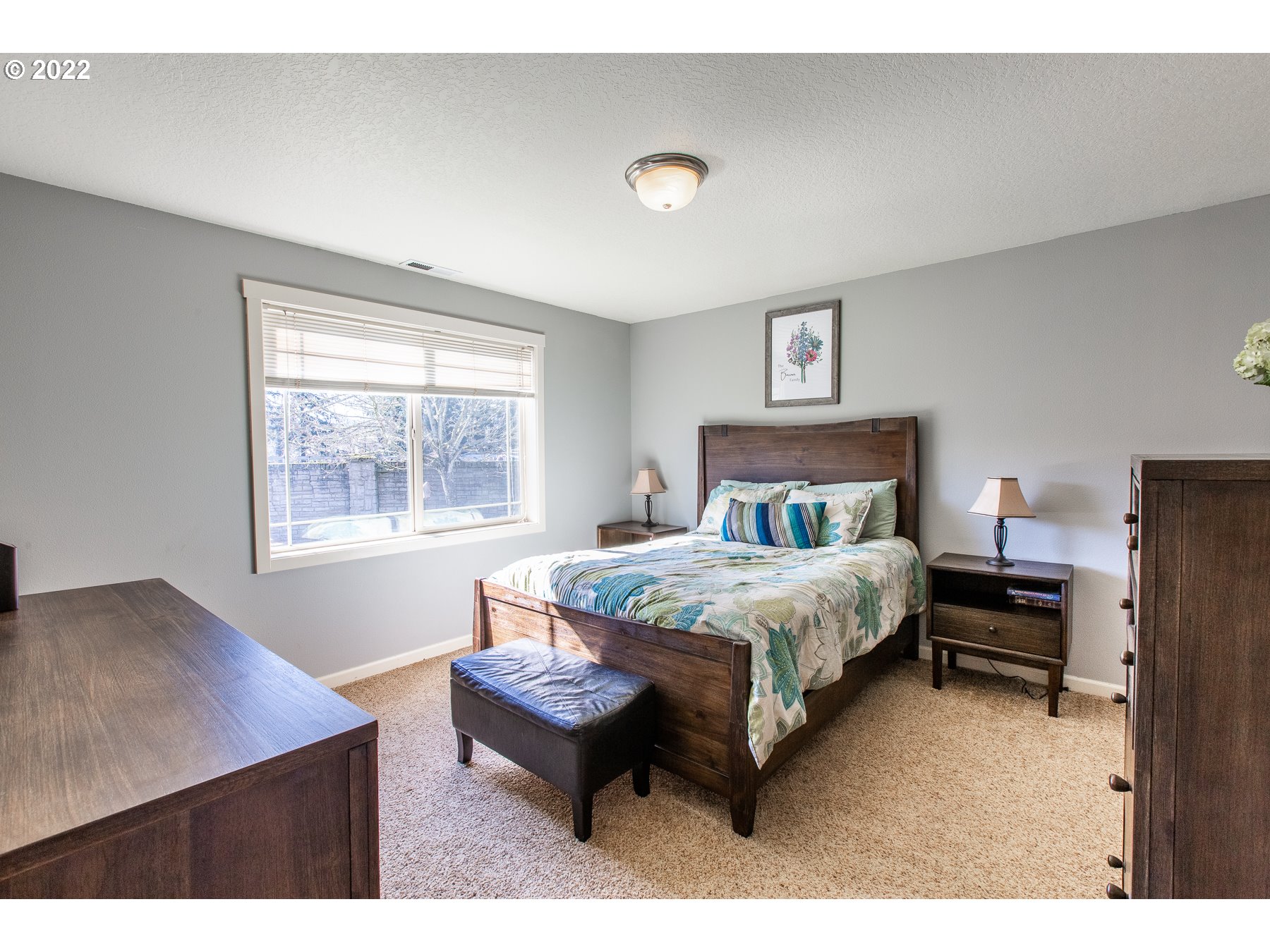 5363 I Street Springfield, OR 97478 - Photo 17 of 29 a bedroom with a bed and a window