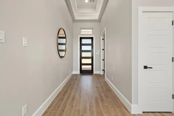 wooden floor in a gallery