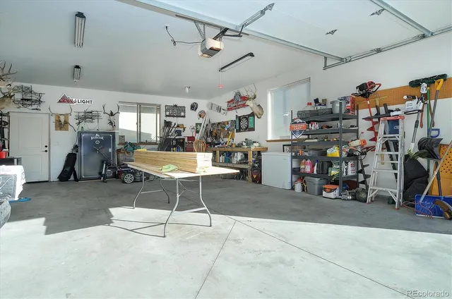 a view of a storage in a room