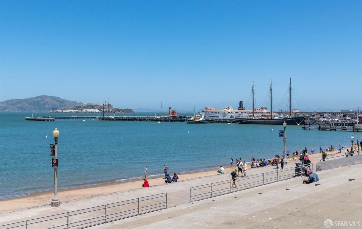 31-33 Prescott Court San Francisco, CA 94133 - Photo 53 of 56 a view of lake with boats and trees in the background