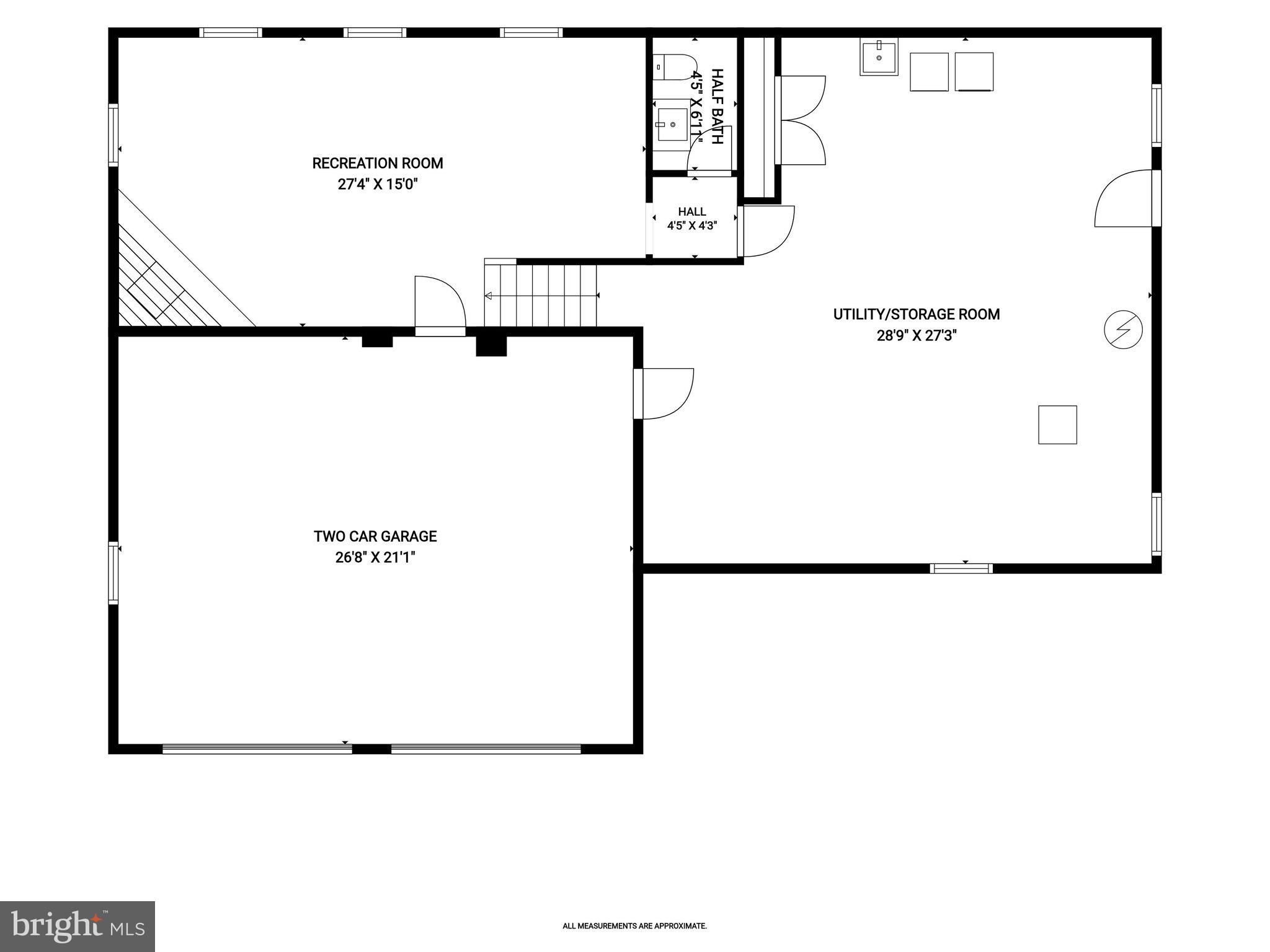 6117 Overlea Road Bethesda, MD 20816 - Photo 32 of 34 Lower Level Floor Plan