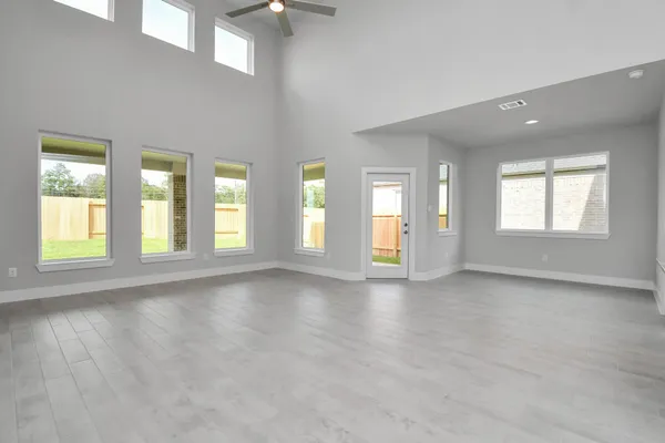 a view of a kitchen with furniture and a kitchen