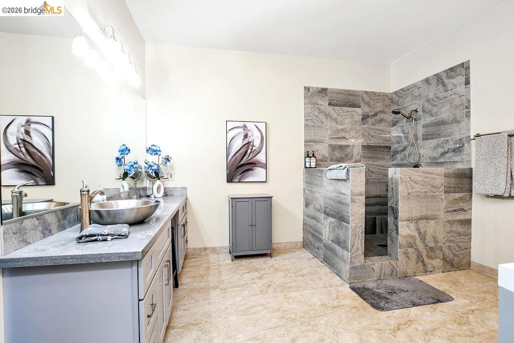 2200 Delta Road Knightsen, CA 94548 - Photo 17 of 26 Bathroom featuring vanity and a walk in shower