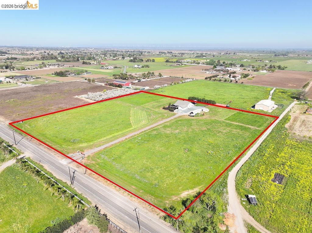 2200 Delta Road Knightsen, CA 94548 - Photo 26 of 26 Overview of rural landscape featuring property parcel outlined and abundant farmland